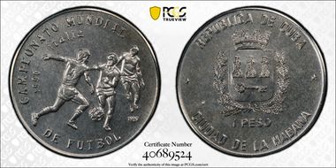 1989 Peso Soccer Championship MS67