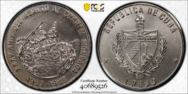 1989 Peso Moncada Garrison MS68