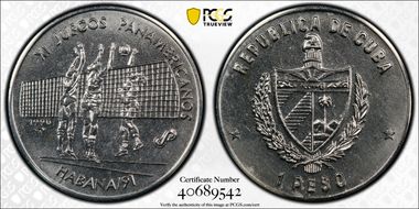 1990 Peso Volleyball MS67