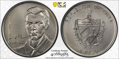 1993 Peso Federico Garcia Lorca MS68