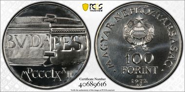 1972-BP 100 Frt Buda and Pest Union MS69