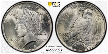 1923 $1 MS63