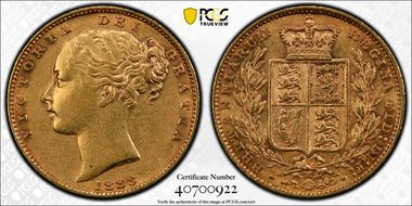 1883-M Sov S-3854A Shield AU53