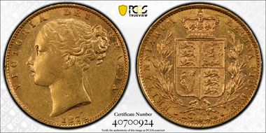 1874 Sov S-3853B Shield AU53