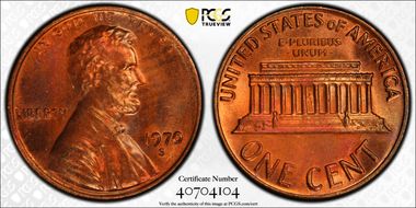 1970-S 1C Doubled Die Obverse FS-101 MS65RB