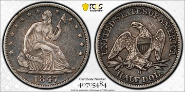 1847-O 50C VF30