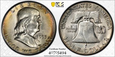 1953-S 50C AU58