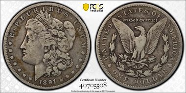 1891-O $1 F15