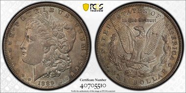 1889 $1 MS62