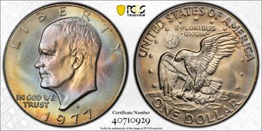 1977-D $1 MS65+