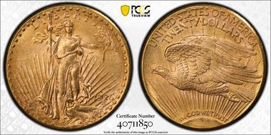 1926-D $20 MS62