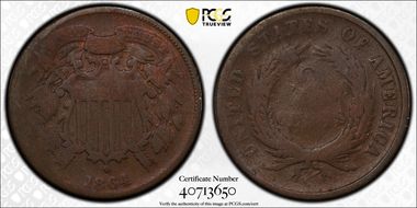 1864 2C Small Motto G4BN