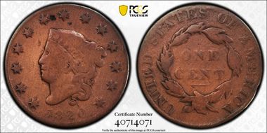 1820 1C Small Date N1BN