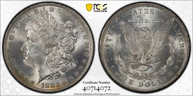 1883-O $1 MS64