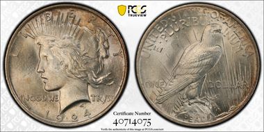 1924 $1 MS64