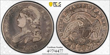 1833 50C O-110a VF20