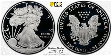 2020-S $1 Silver Eagle First Strike PR70DCAM