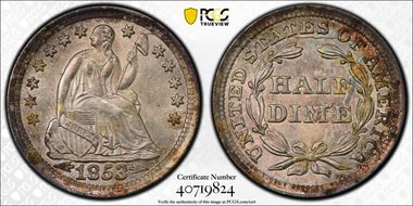 1853 H10C Arrows MS64