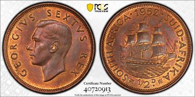 1952 1/2D MS64RB