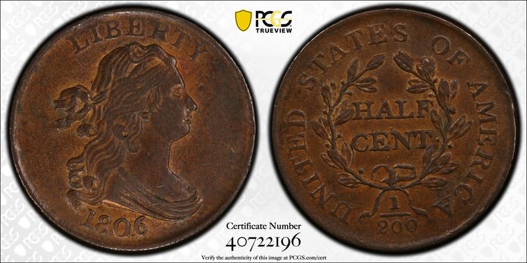 Cert 40722196 - Coin Image