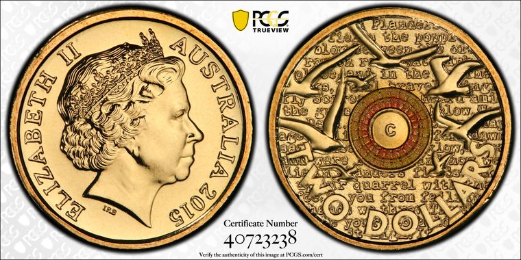 Cert 40723238 - Coin Image