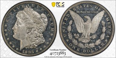 1883 $1 MS63DMPL