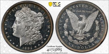 1884-O $1 MS63DMPL