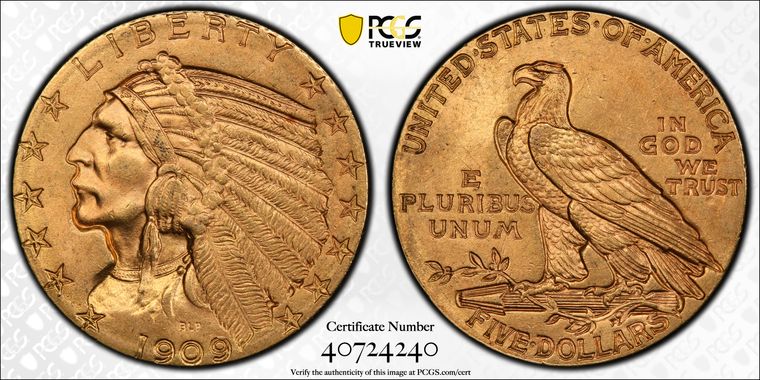 Cert 40724240 - Coin Image