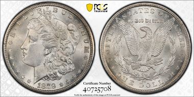 1879-CC $1 MS65+