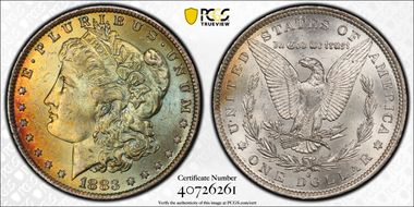 1883-O $1 MS63