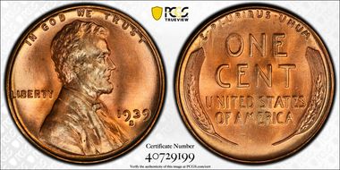 1939-S 1C MS67RD