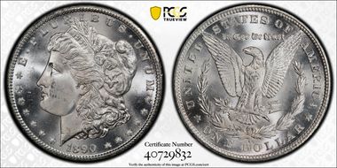 1890-CC $1 MS66