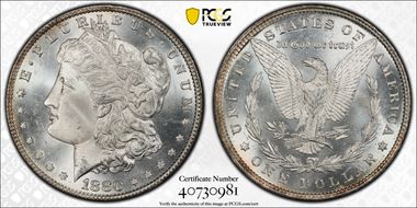 1880 $1 VAM 10, 8/7 Bit MS65