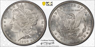1898 $1 MS66+