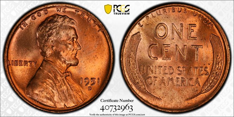 Cert 40732963 - Coin Image