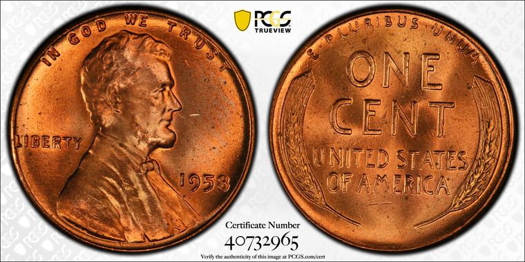 Cert 40732965 - Coin Image