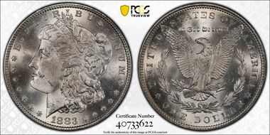 1883 $1 MS65