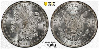 1887-O $1 MS63