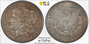 1900 $1 VAM 24 Doubled Wing XF45