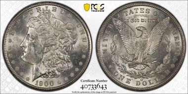 1900-O $1 MS62