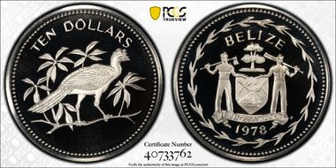 1978-FM $10 KM-45 Copper-Nickel PR69DCAM