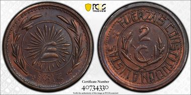 1913 2C KM-607 AU58BN
