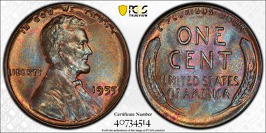 1955 1C MS65BN