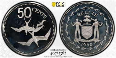 1980-FM 50C KM-50a Silver PR66DCAM