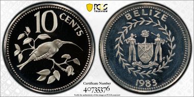 1983-FM 10C KM-85a Silver PR68DCAM