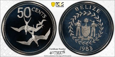 1983-FM 50C KM-87a Silver PR68DCAM