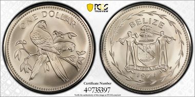 1974-FM $1 KM-43 Matte MS69