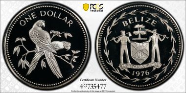 1976-FM $1 KM-43a Silver PR68DCAM