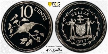 1977-FM 10C KM-48a Silver PR68DCAM