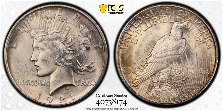 Cert 40738174 - Coin Image